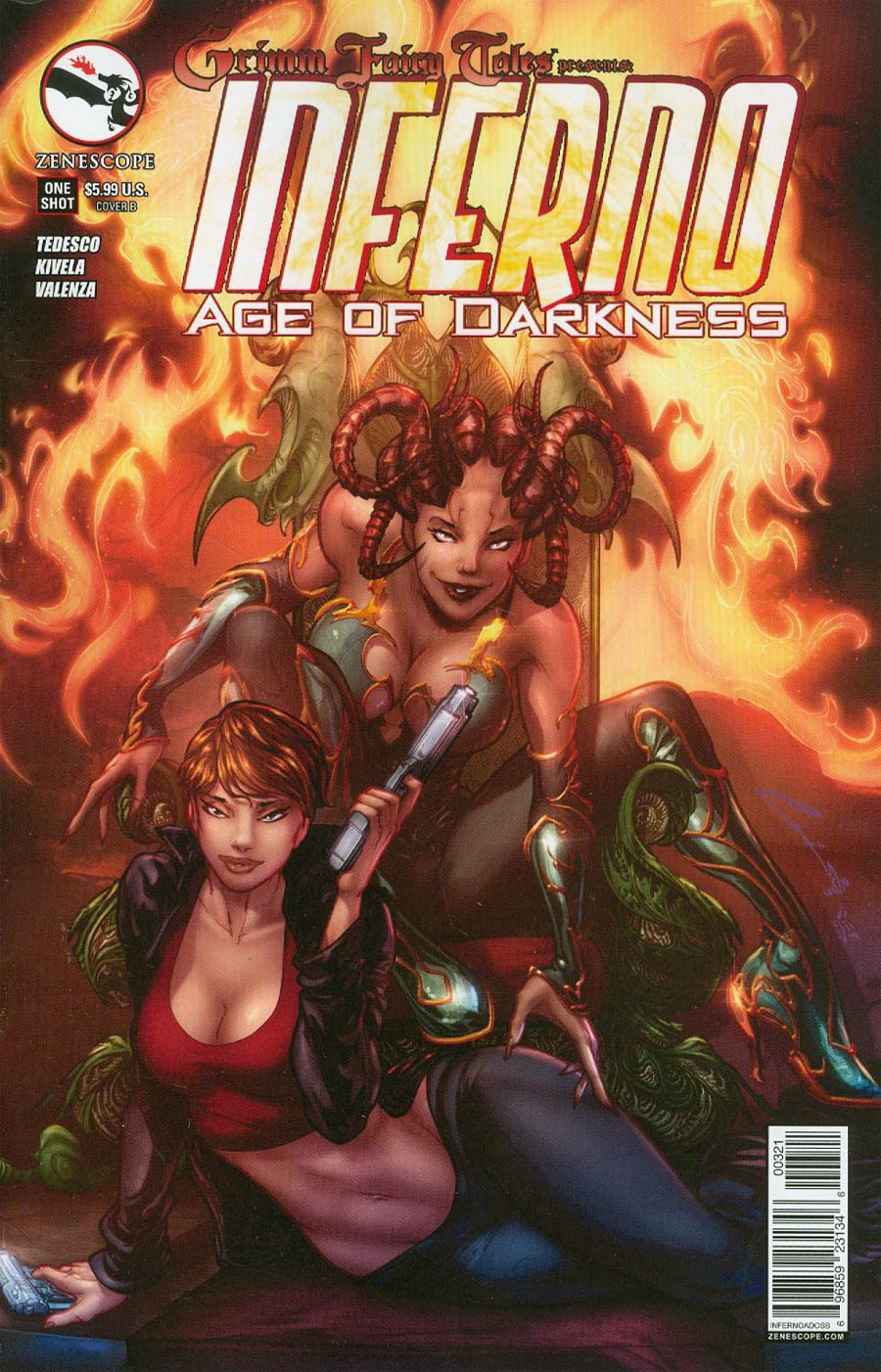 Grimm Fairy Tales Presents Inferno Age Of Darkness One Shot Cover B Emilio Laiso