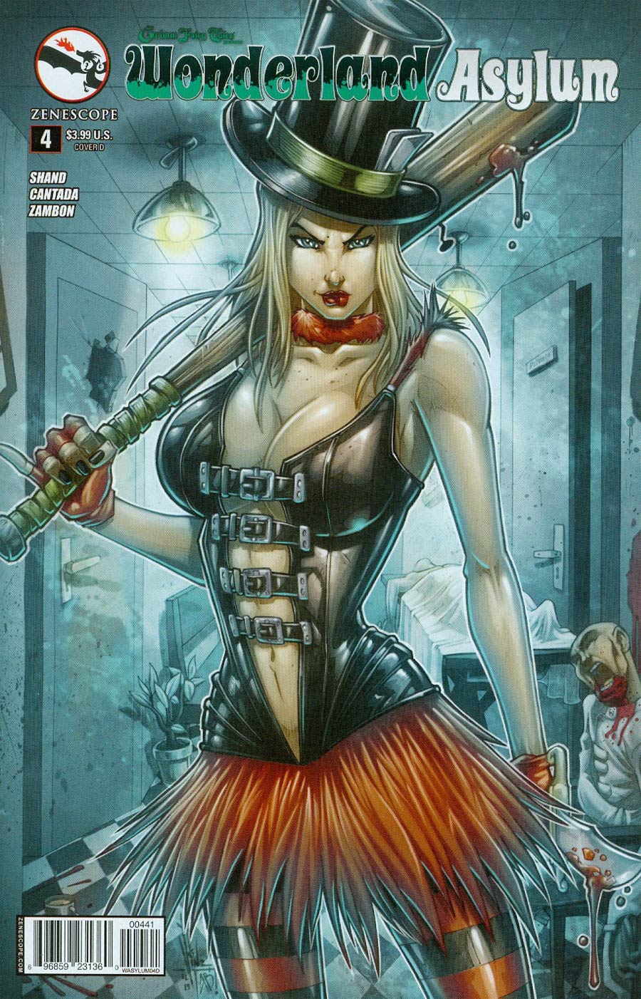 Grimm Fairy Tales Presents Wonderland Asylum #4 Cover D Vinz el Tabanas