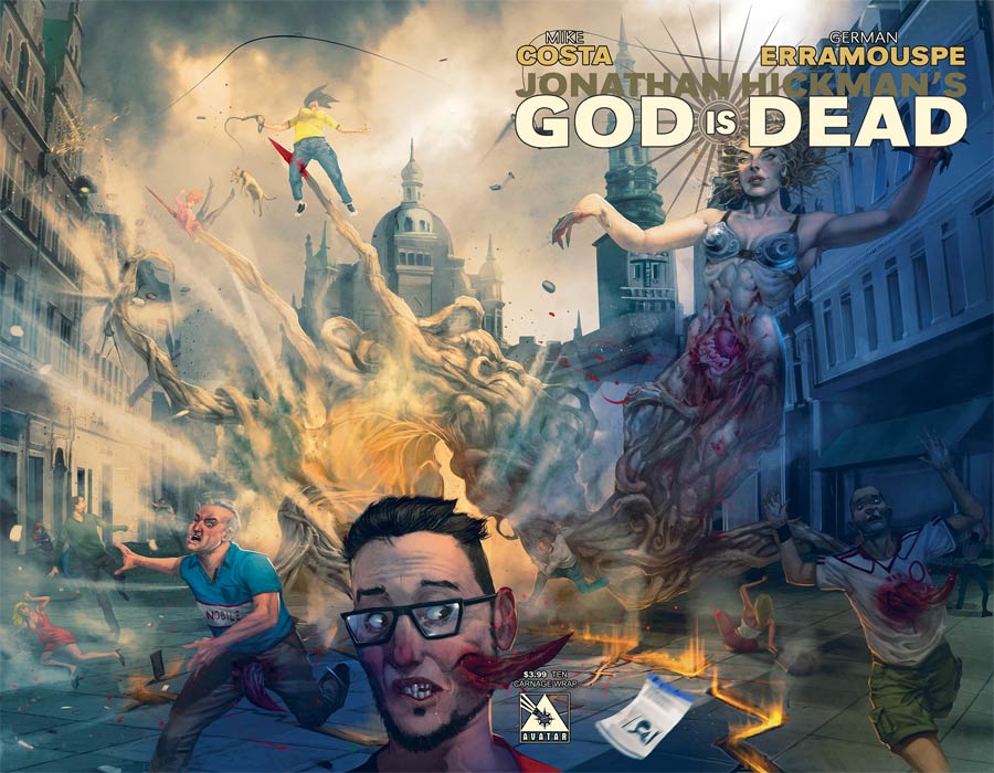 God Is Dead #10 Cover B Carnage Wraparound Cover