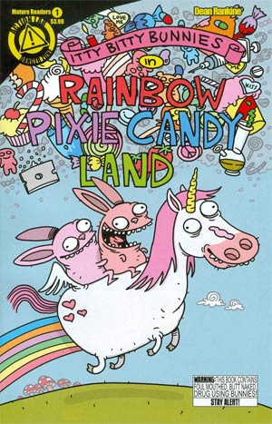 Itty Bitty Bunnies In Rainbow Pixie Candy Land #1 Cover A Regular Dean Rankine Cover