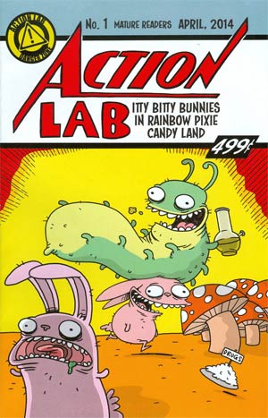 Itty Bitty Bunnies In Rainbow Pixie Candy Land #1 Cover B Variant Alternate Classic Comic Spoof Cover