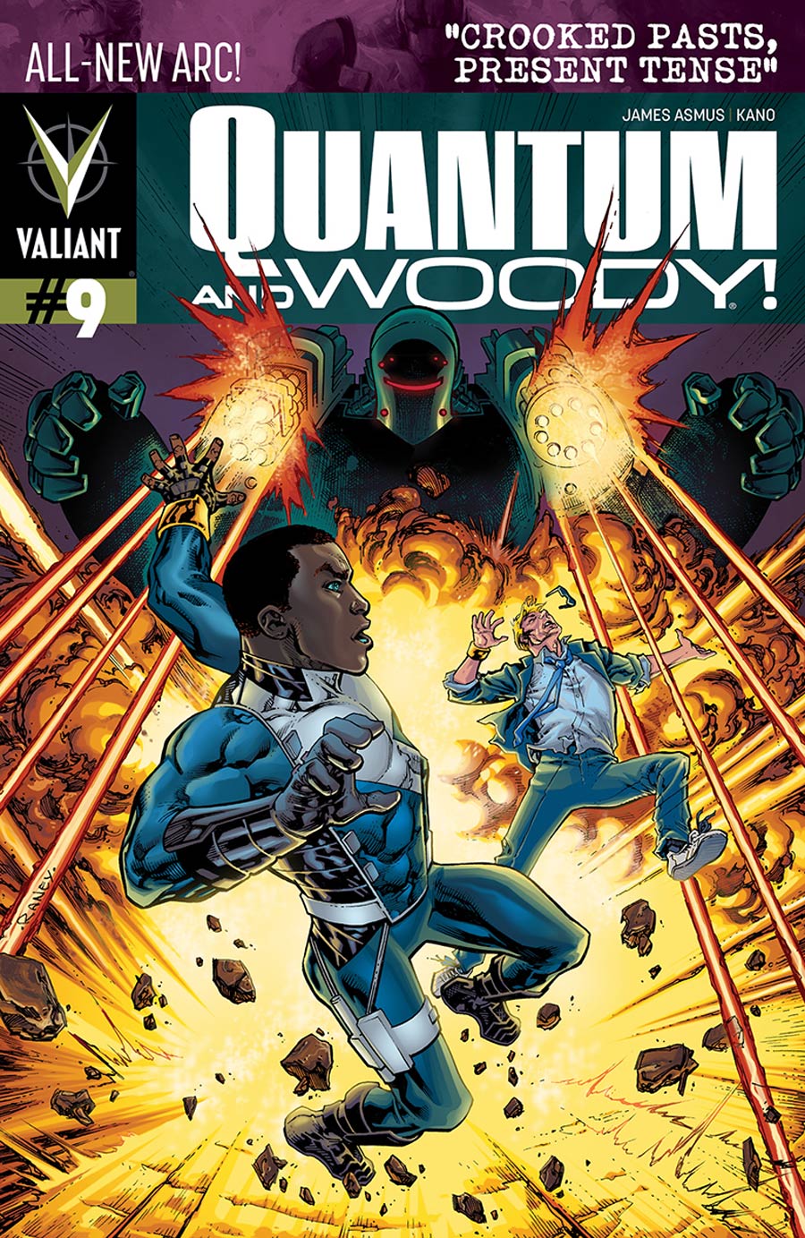 Quantum & Woody Vol 3 #9 Cover B Variant Tom Raney Pullbox Cover