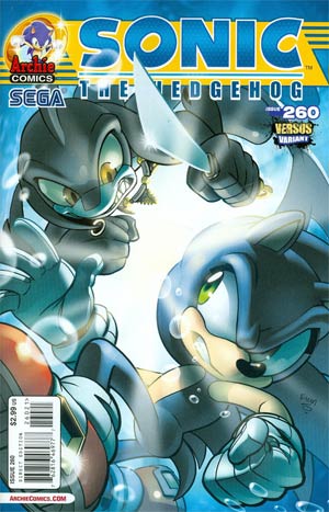Sonic The Hedgehog Vol 2 #260 Cover B Variant Sonic Versus Cover