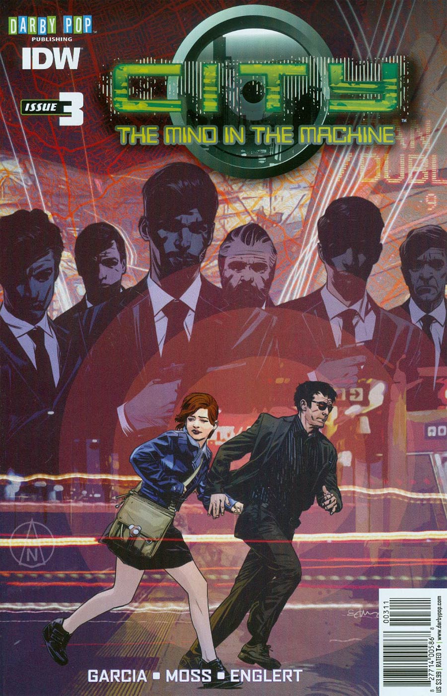 City The Mind In The Machine #3 Cover A Regular Tommy Lee Edwards Cover
