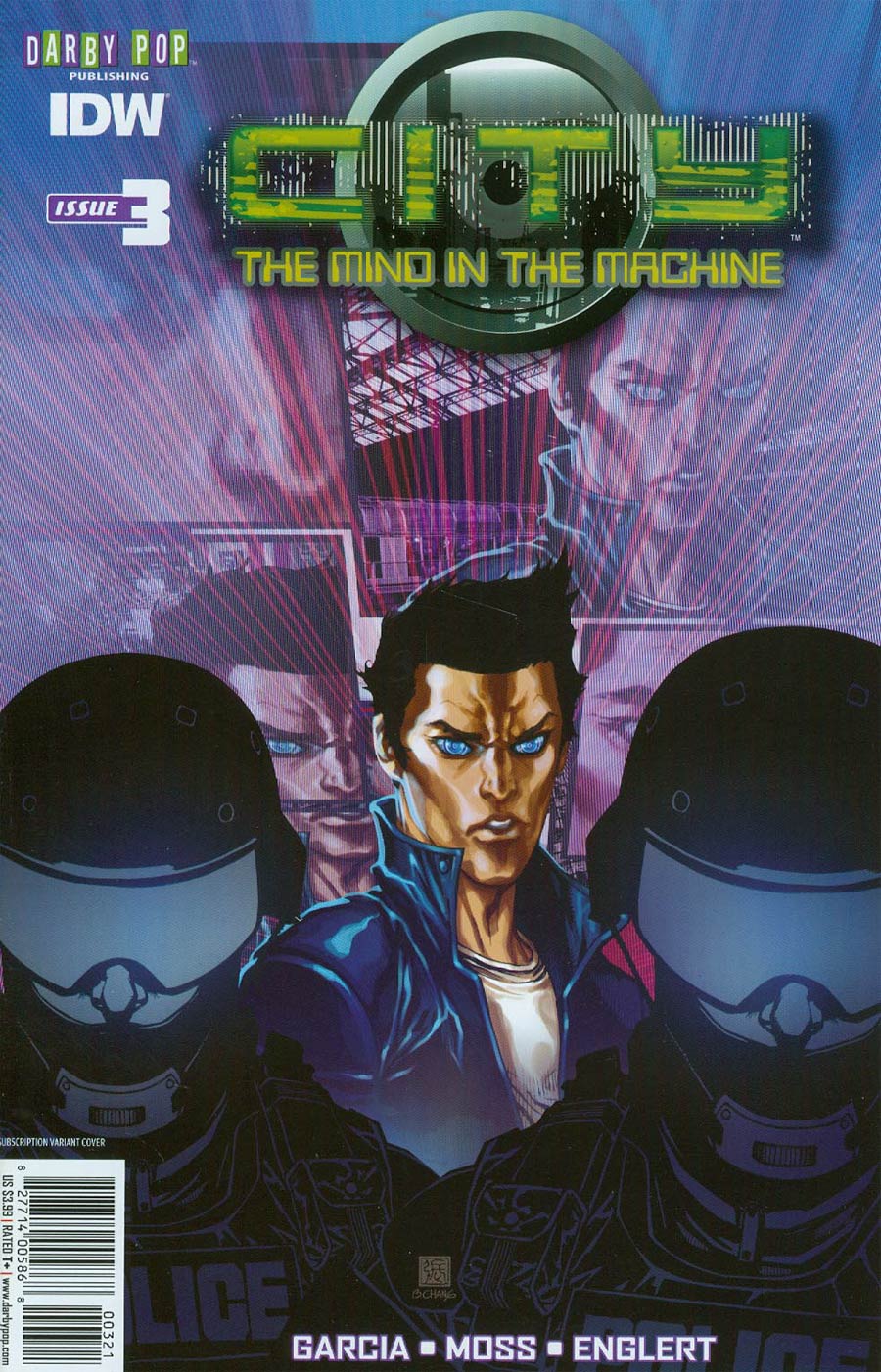 City The Mind In The Machine #3 Cover B Variant Bernard Chang Subscription Cover