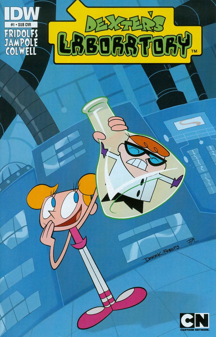 Dexters Laboratory Vol 2 #1 Cover B Variant Derek Fridolfs Subscription Cover