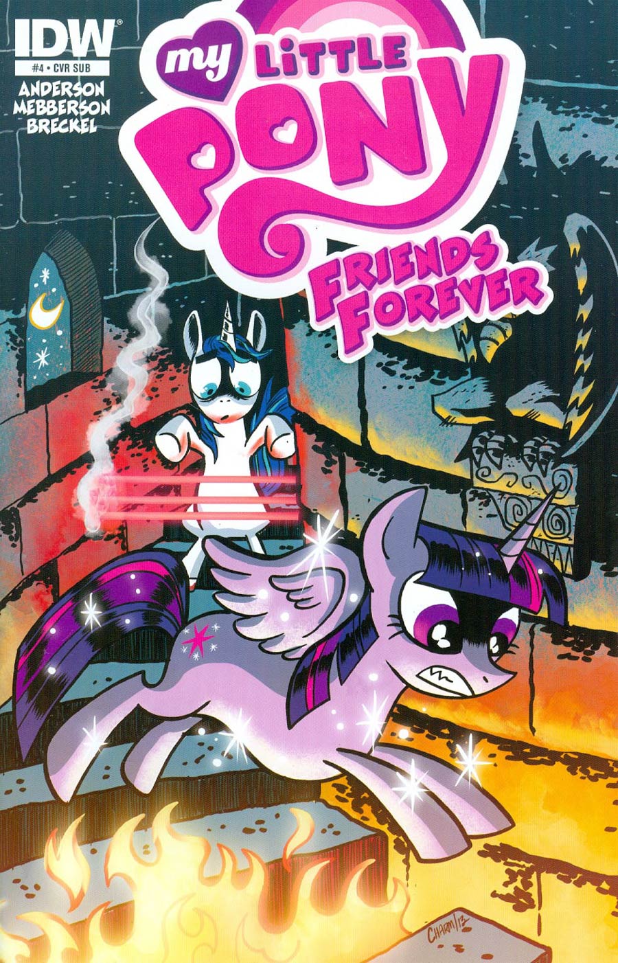My Little Pony Friends Forever #4 Cover B Variant Derek Charm Subscription Cover