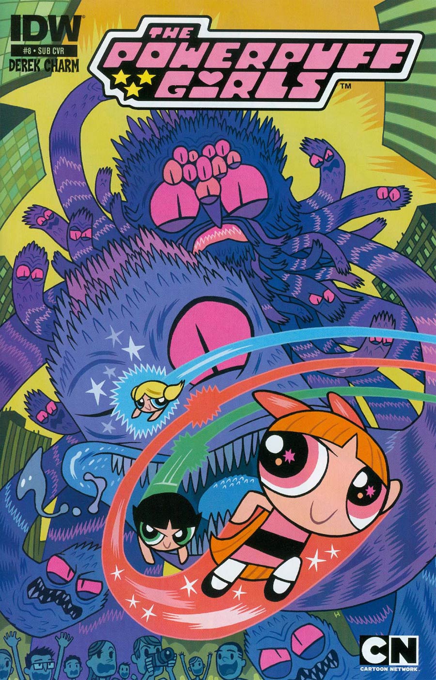 Powerpuff Girls Vol 2 #8 Cover B Variant Dan Hipp Subscription Cover