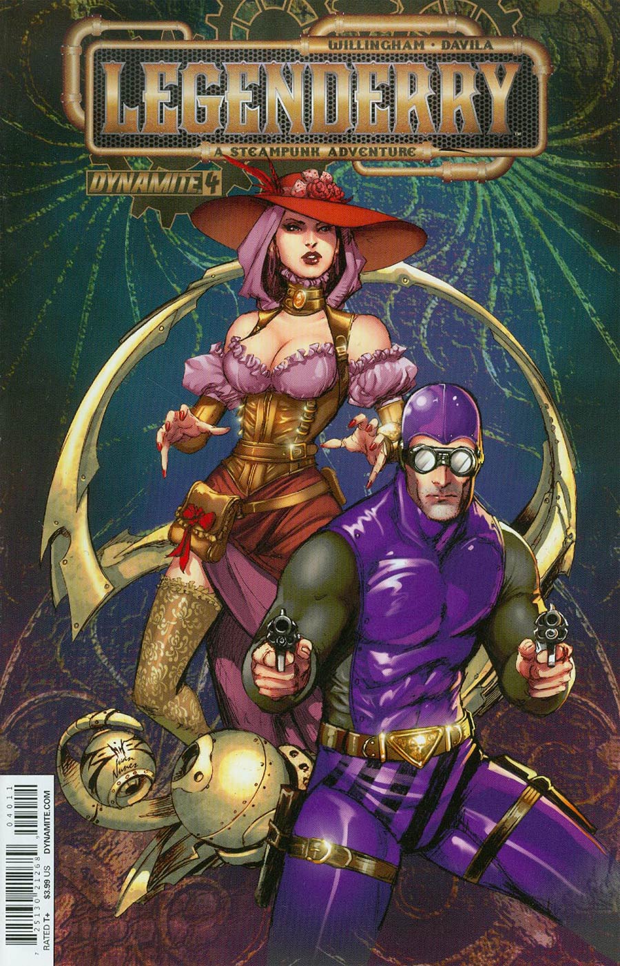 Legenderry A Steampunk Adventure #4 Cover A Regular Joe Benitez Cover