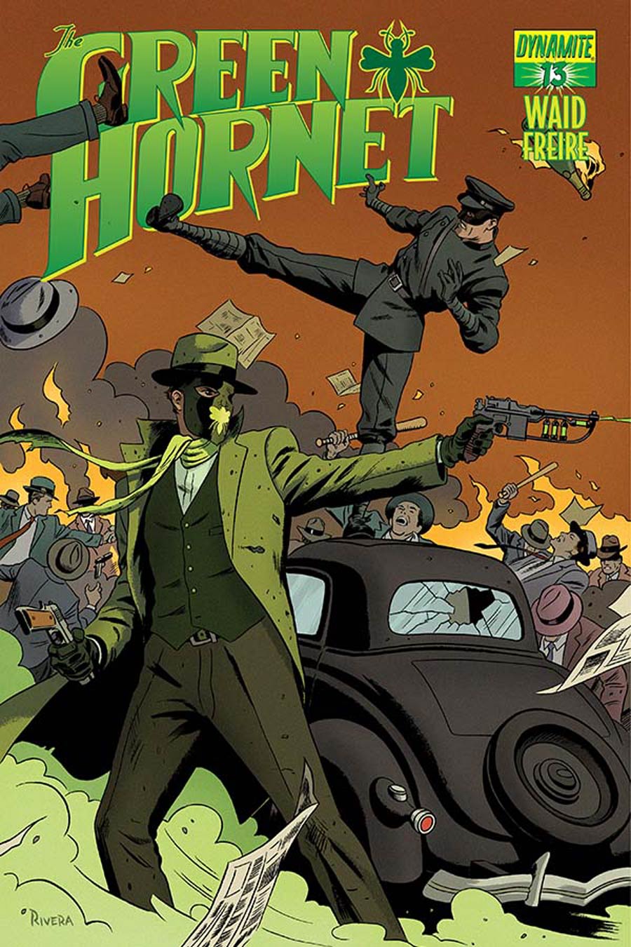 Mark Waids Green Hornet #13 Cover A Regular Paolo Rivera Cover