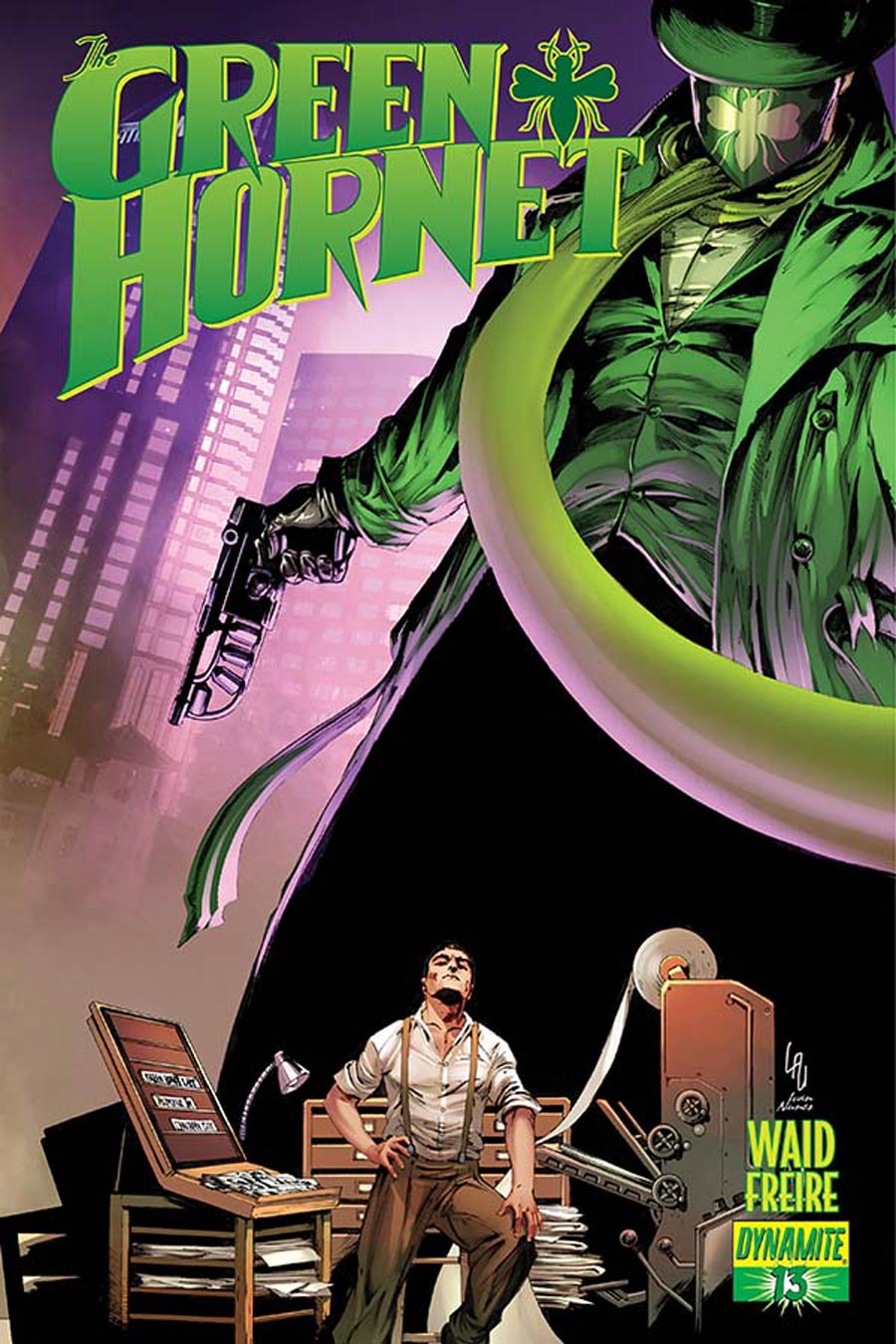 Mark Waids Green Hornet #13 Cover B Variant Jonathan Lau Subscription Cover