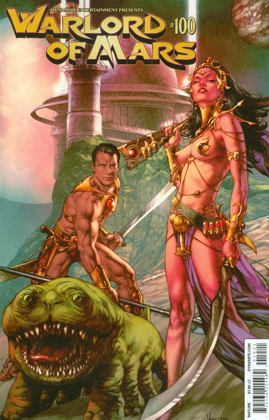 Warlord Of Mars #100 Cover B Variant Jay Anacleto Cover