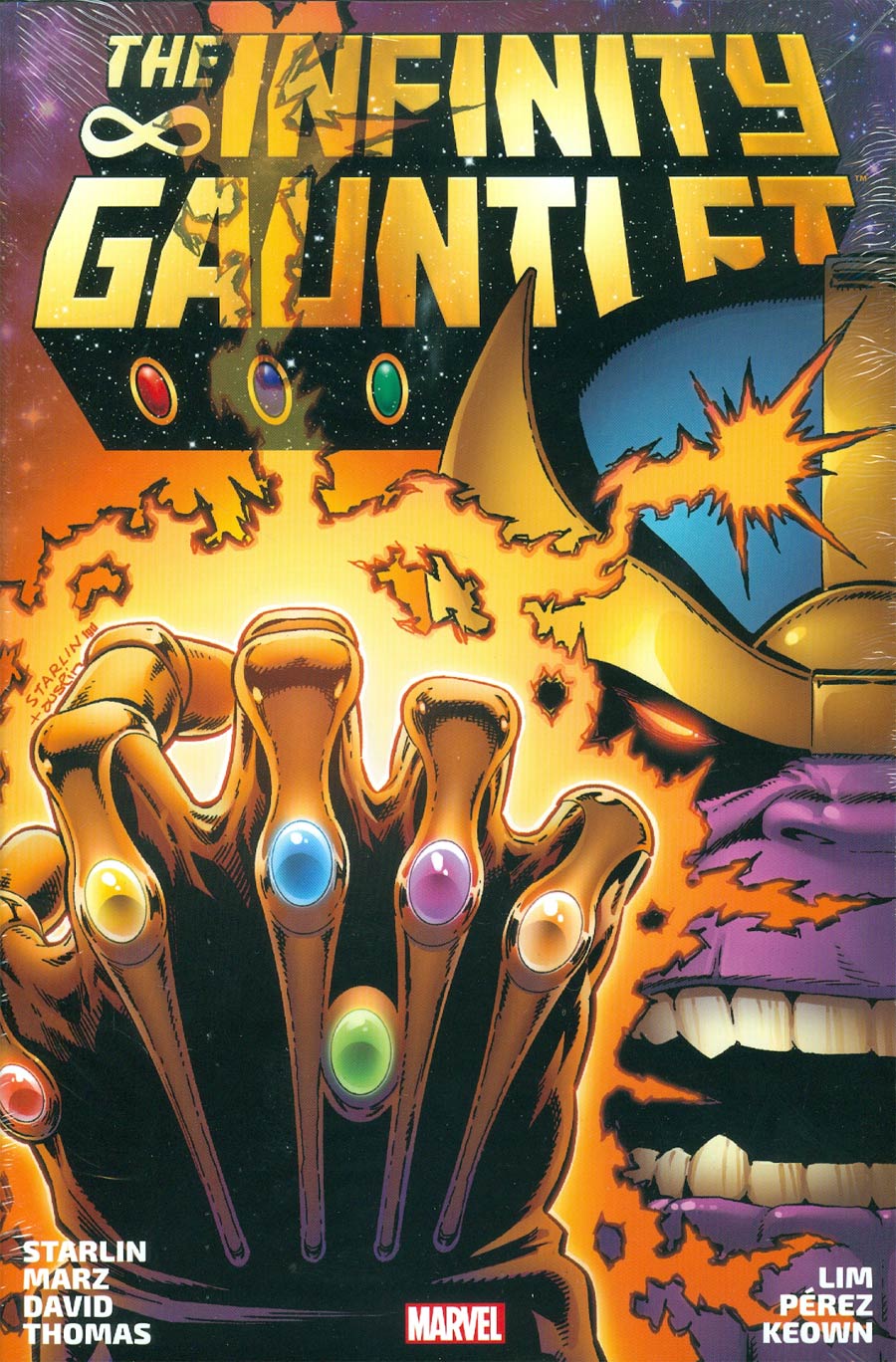 Infinity Gauntlet Omnibus HC Direct Market Jim Starlin Variant Cover