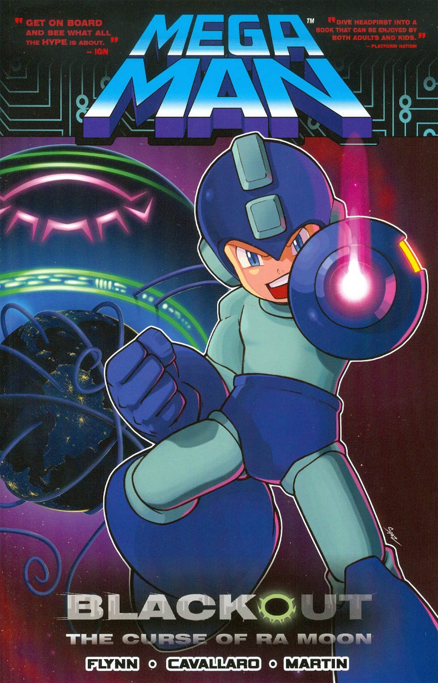 Mega Man Vol 7 Blackout Curse Of Ra Moon TP