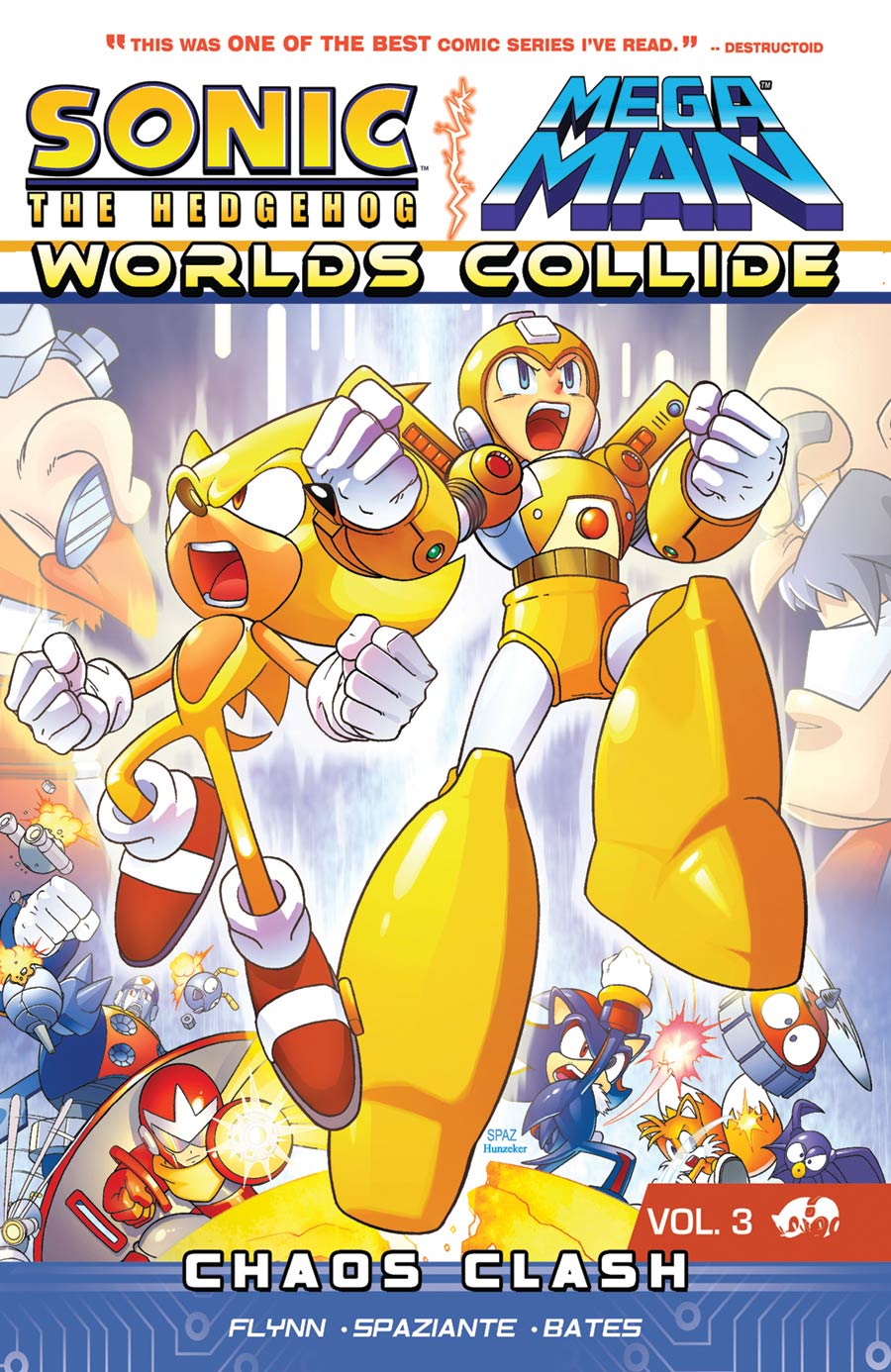 Sonic The Hedgehog Mega Man Worlds Collide Vol 3 TP