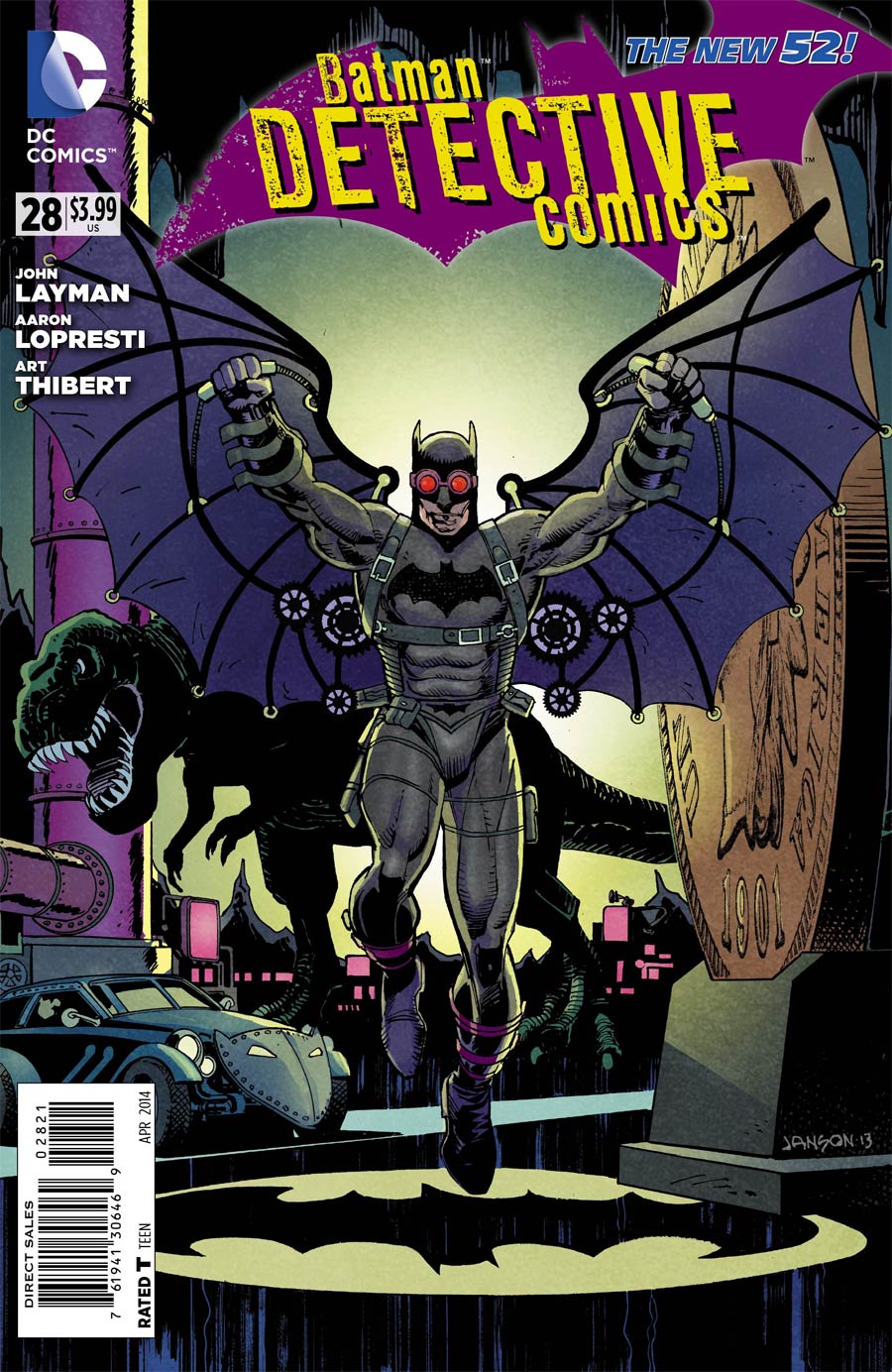 Detective Comics Vol 2 #28 Cover D Incentive Klaus Janson Steampunk Variant Cover (Gothtopia Tie-In)