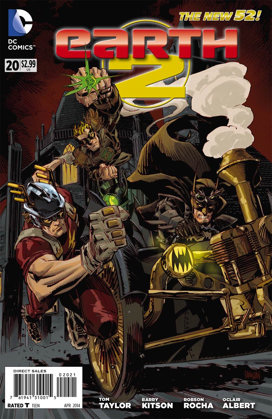 Earth 2 #20 Cover B Incentive Dan Panosian Steampunk Variant Cover