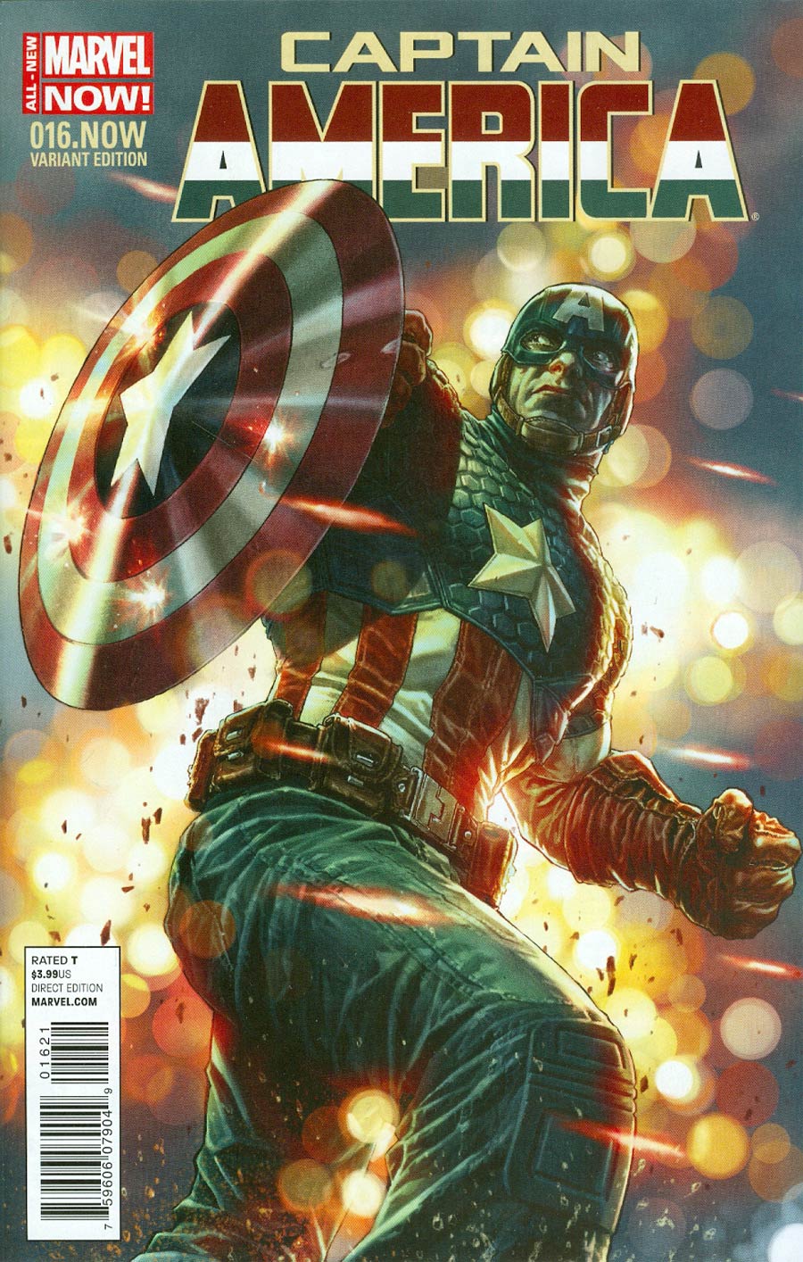Captain America Vol 7 #16.NOW Cover C Incentive Lee Bermejo Variant Cover