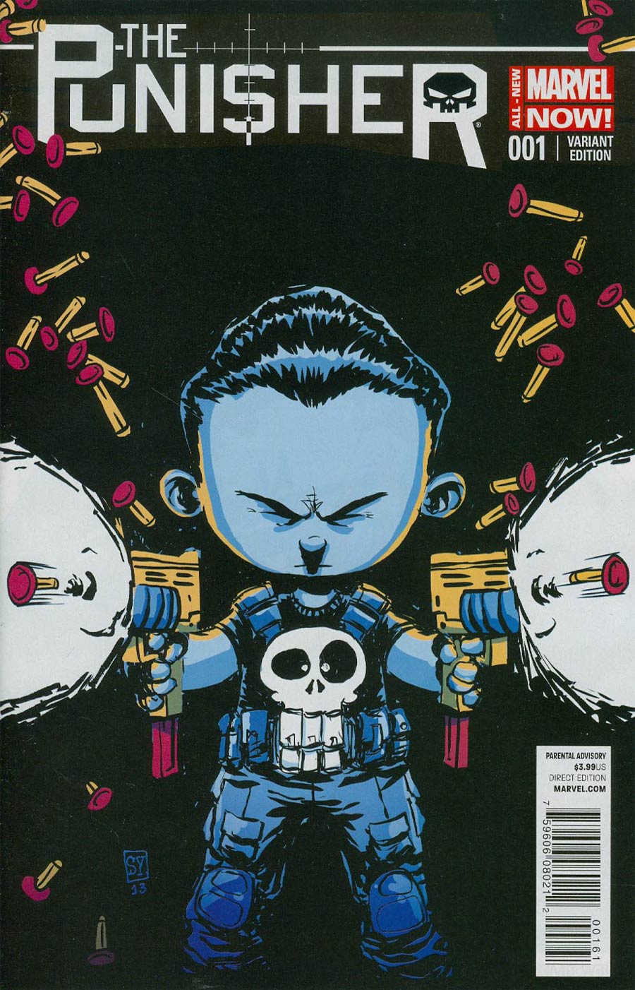 Punisher Vol 9 #1 Cover C Variant Skottie Young Baby Cover