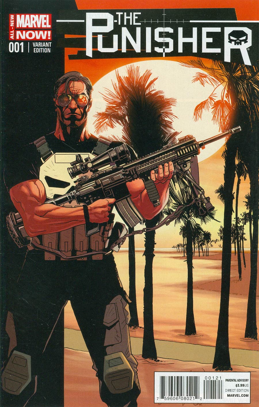 Punisher Vol 9 #1 Cover E Incentive Salvador Larroca Variant Cover