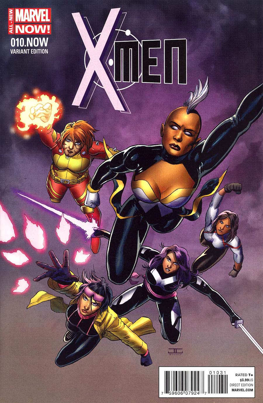 X-Men Vol 4 #10.NOW Cover C Incentive John Cassaday Color Variant Cover