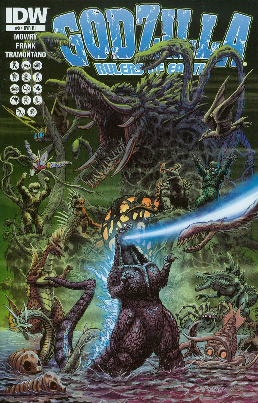 Godzilla Rulers Of The Earth #8 Cover B Incentive Jeff Zornow Variant Cover