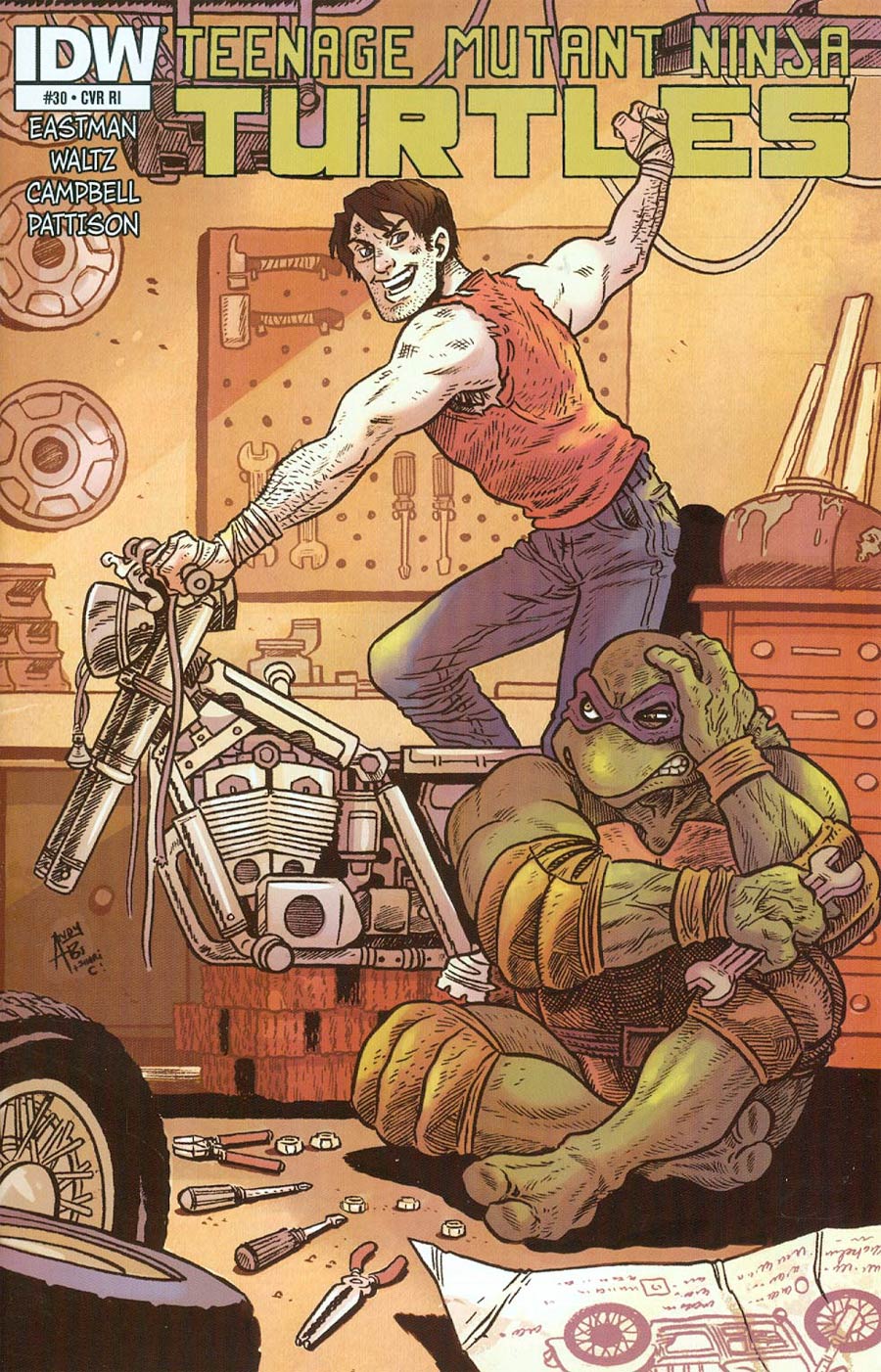 Teenage Mutant Ninja Turtles Vol 5 #30 Cover C Incentive Andy Belanger Variant Cover