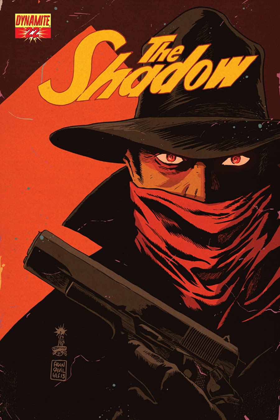 Shadow Vol 5 #22 Cover D Variant Francesco Francavilla Cover