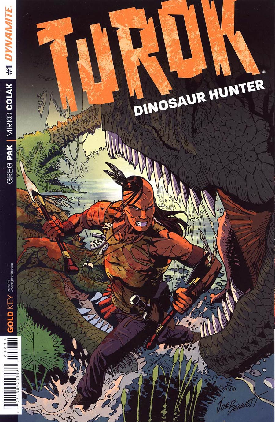 Turok Dinosaur Hunter Vol 2 #1 Cover I Incentive Joe Bennett Variant Cover