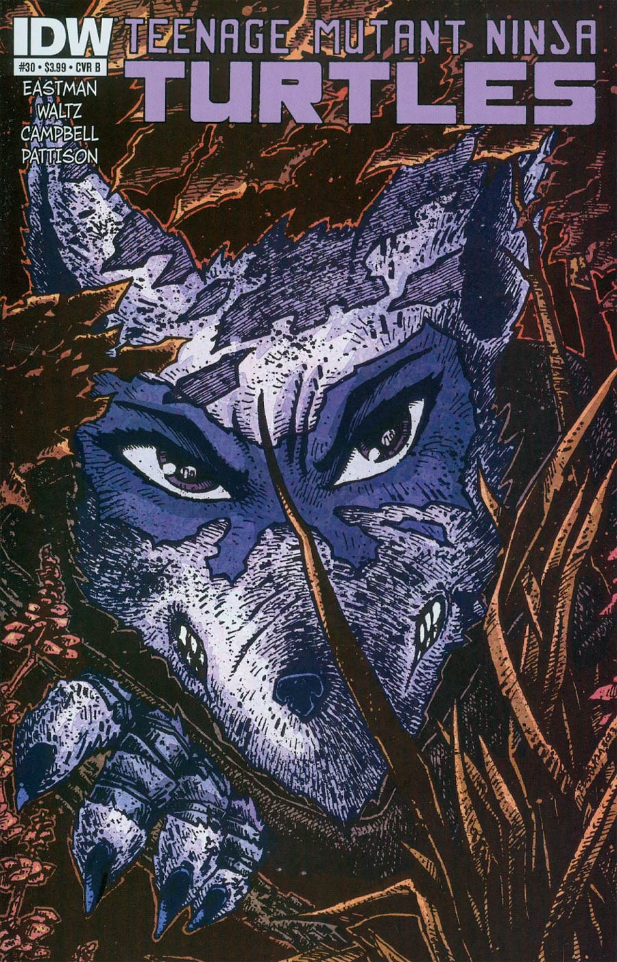 Teenage Mutant Ninja Turtles Vol 5 #30 Cover B Regular Kevin Eastman Cover
