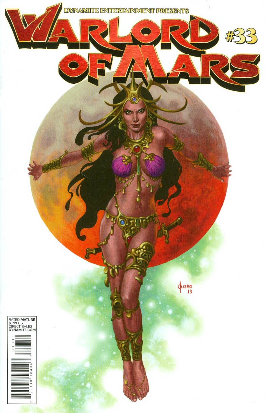 Warlord Of Mars #33 Cover A Regular Joe Jusko Cover