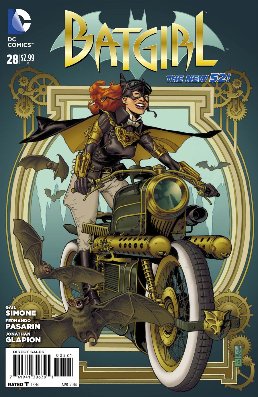 Batgirl Vol 4 #28 Cover B Incentive JG Jones Steampunk Variant Cover