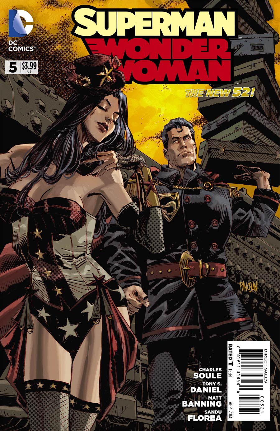 Superman Wonder Woman #5 Cover D Incentive Dan Panosian Steampunk Variant Cover