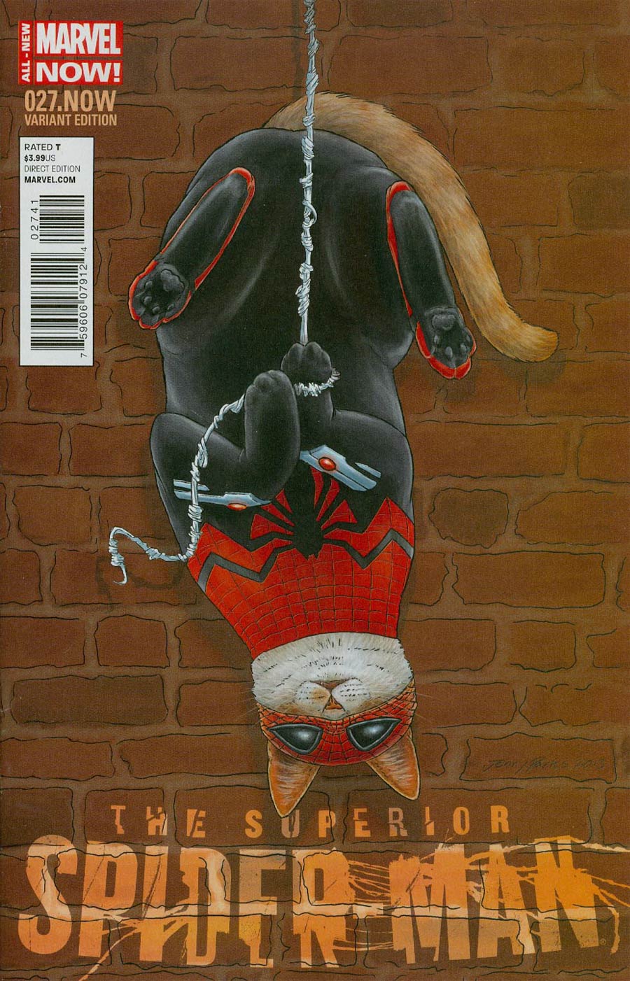Superior Spider-Man #27.NOW Cover C Variant Jenny Parks Animal Cover
