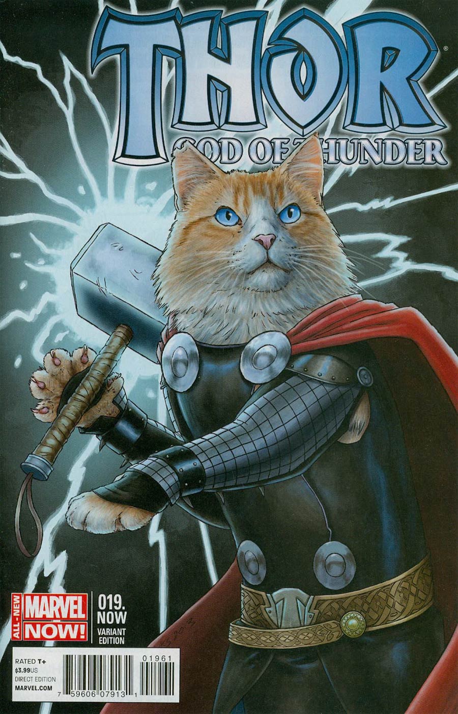 Thor God Of Thunder #19 NOW Cover B Variant Jenny Parks Animal Cover
