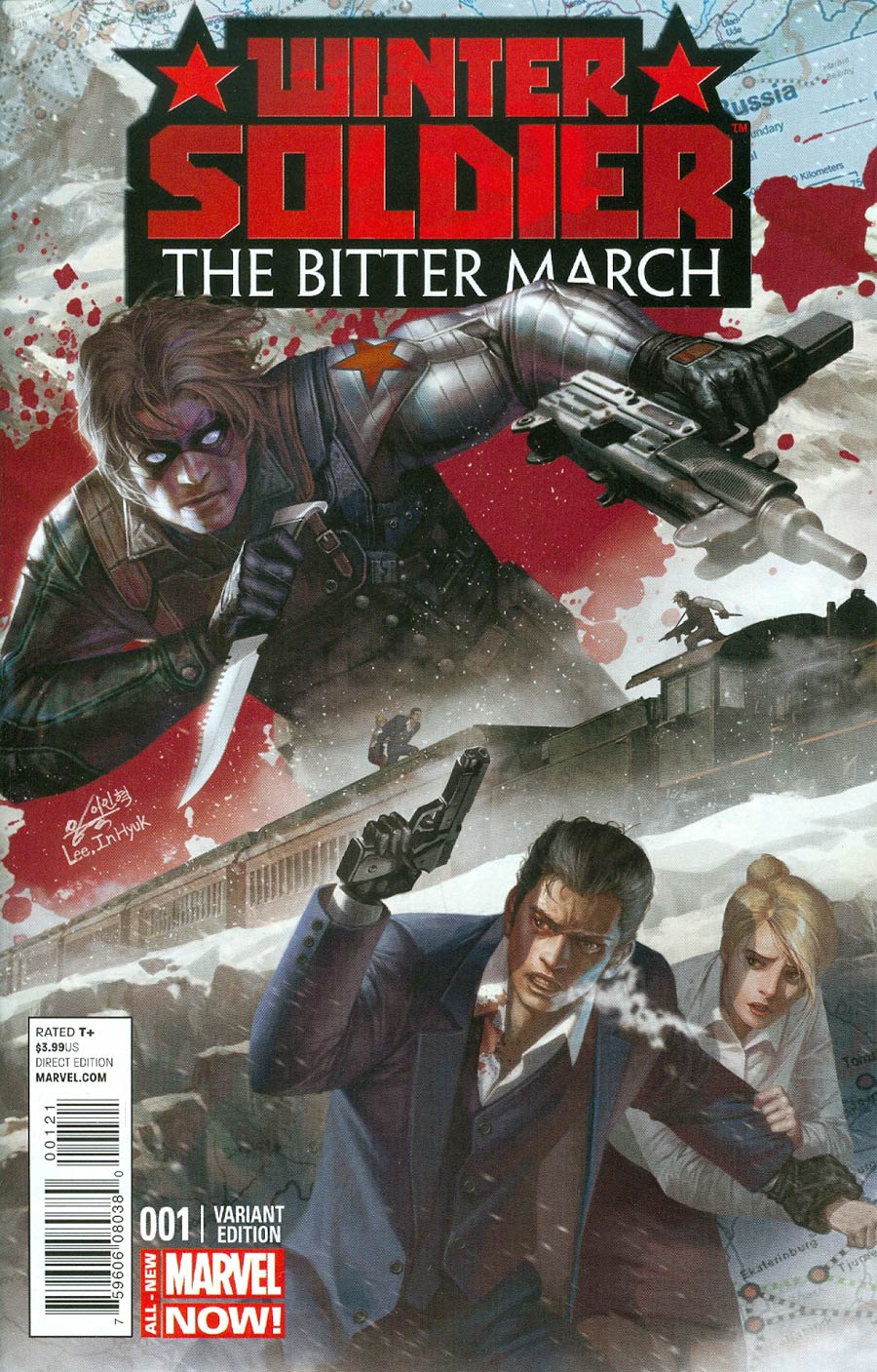 Winter Soldier Bitter March #1 Cover C Incentive In-Hyuk Lee Variant Cover