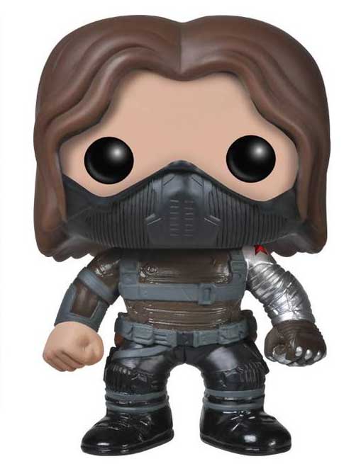 POP Marvel 43 Captain America The Winter Soldier Winter Soldier Unmasked Vinyl Bobble Head