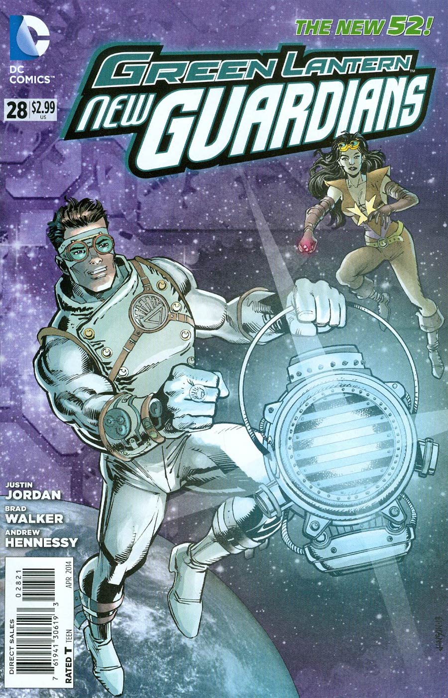 Green Lantern New Guardians #28 Cover B Incentive Klaus Janson Steampunk Variant Cover