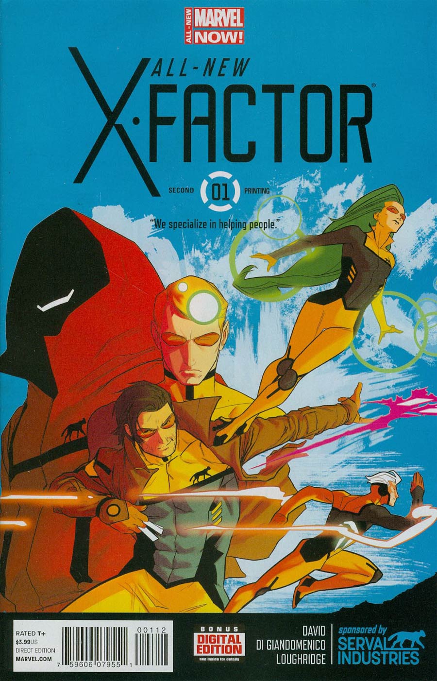 All-New X-Factor #1 Cover G 2nd Ptg Kris Anka Variant Cover