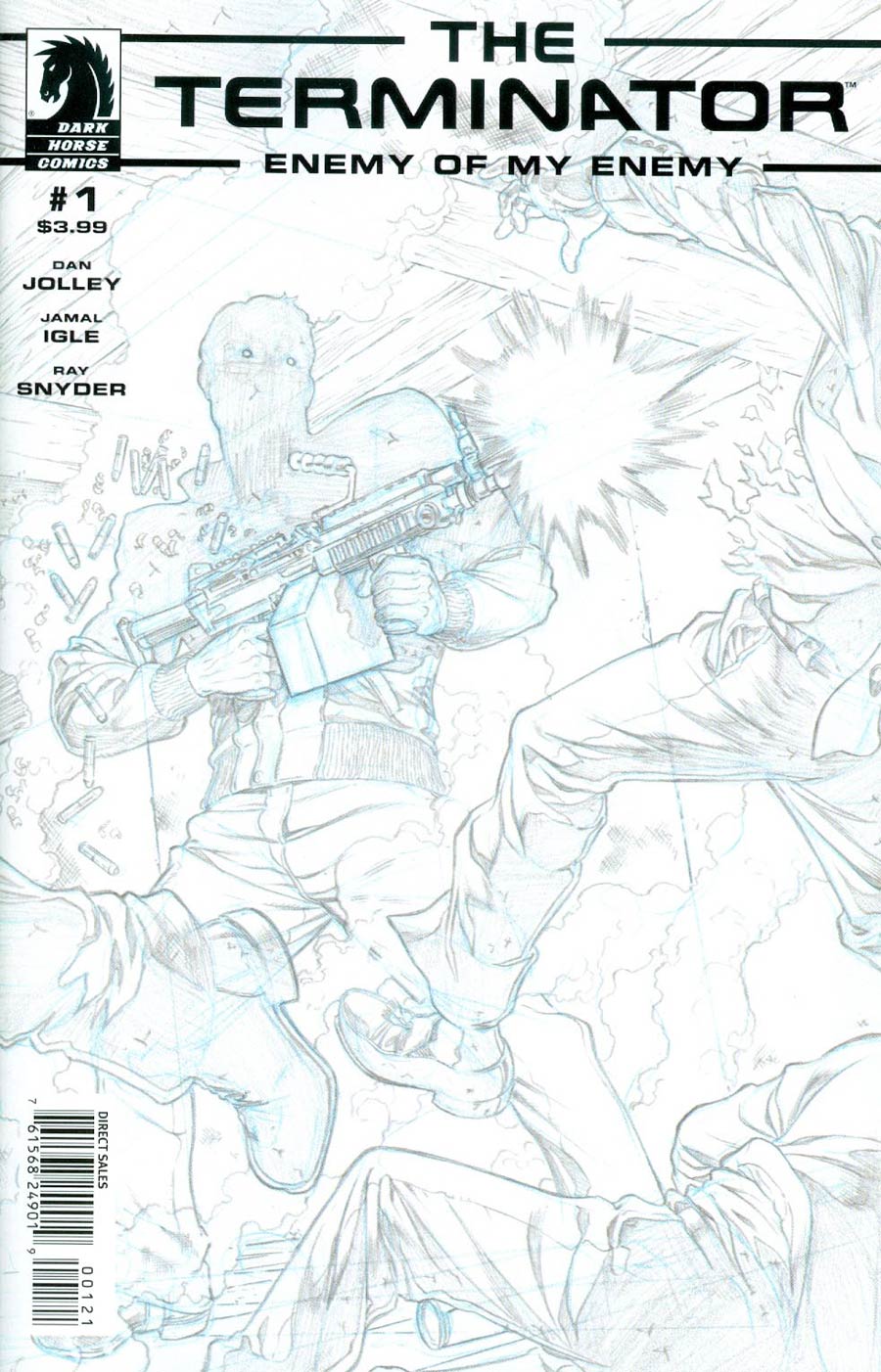 Terminator Enemy Of My Enemy #1 Cover B Incentive Jamal Igle Sketch Cover