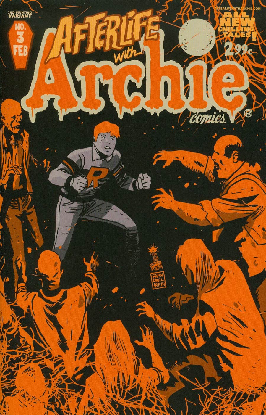 Afterlife With Archie #3 Cover C 2nd Ptg Francesco Francavilla Variant Cover