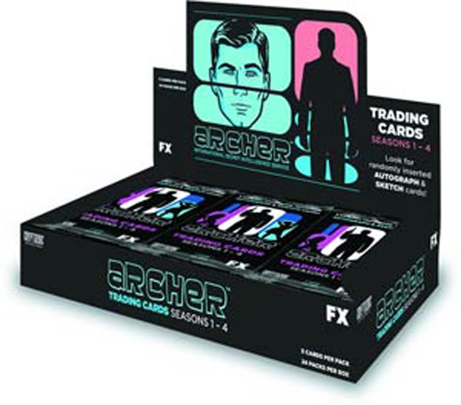 Archer Season 1-4 Trading Cards Pack