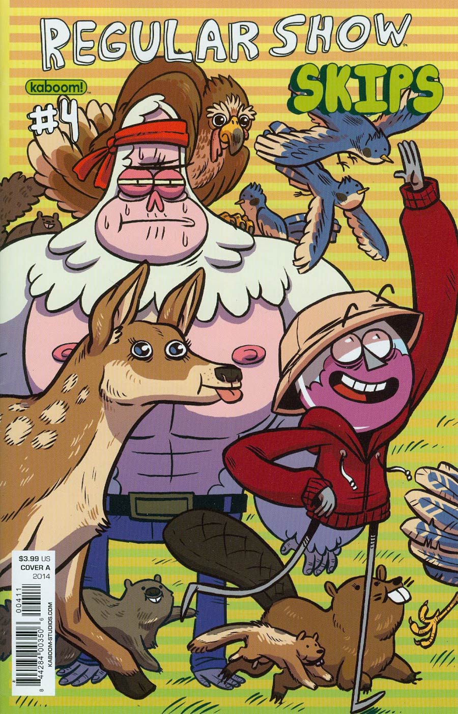 Regular Show Skips #4 Cover A Regular Mad Rupert Cover