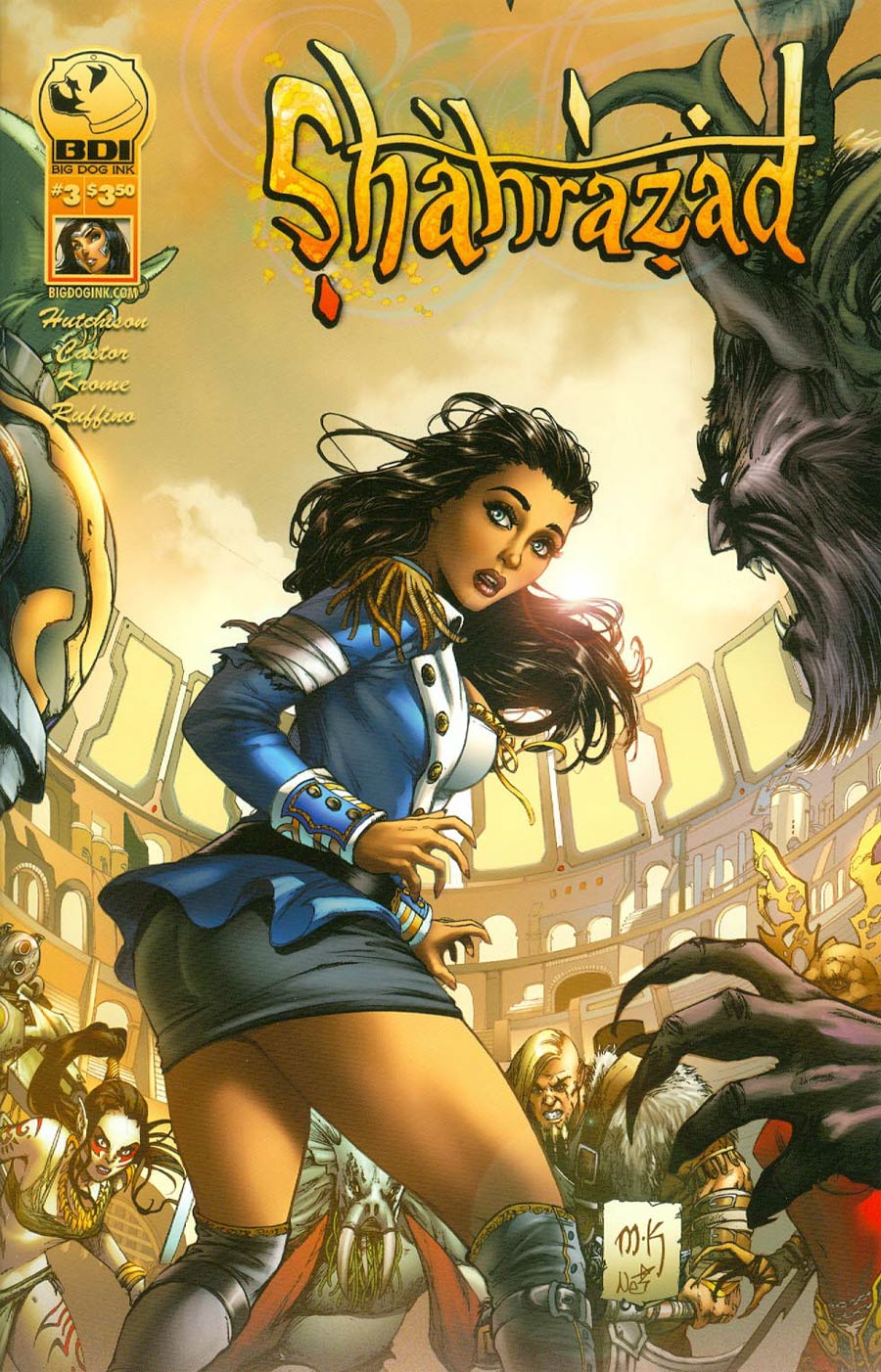 Shahrazad #3 Cover A Regular Mike Krome Cover