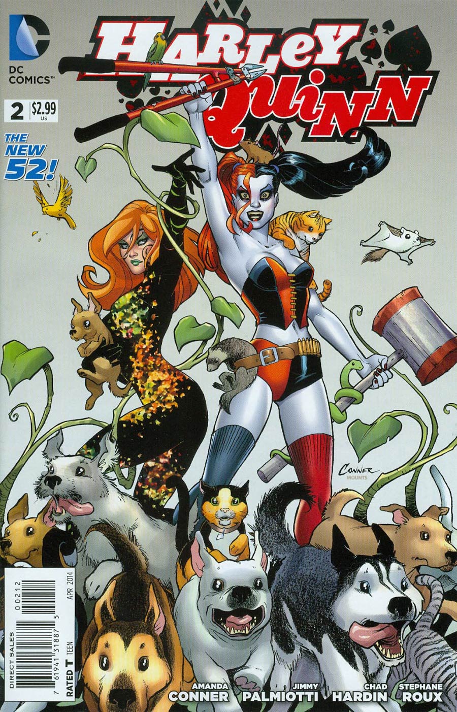 Harley Quinn Vol 2 #2 Cover B 2nd Ptg Amanda Conner Variant Cover