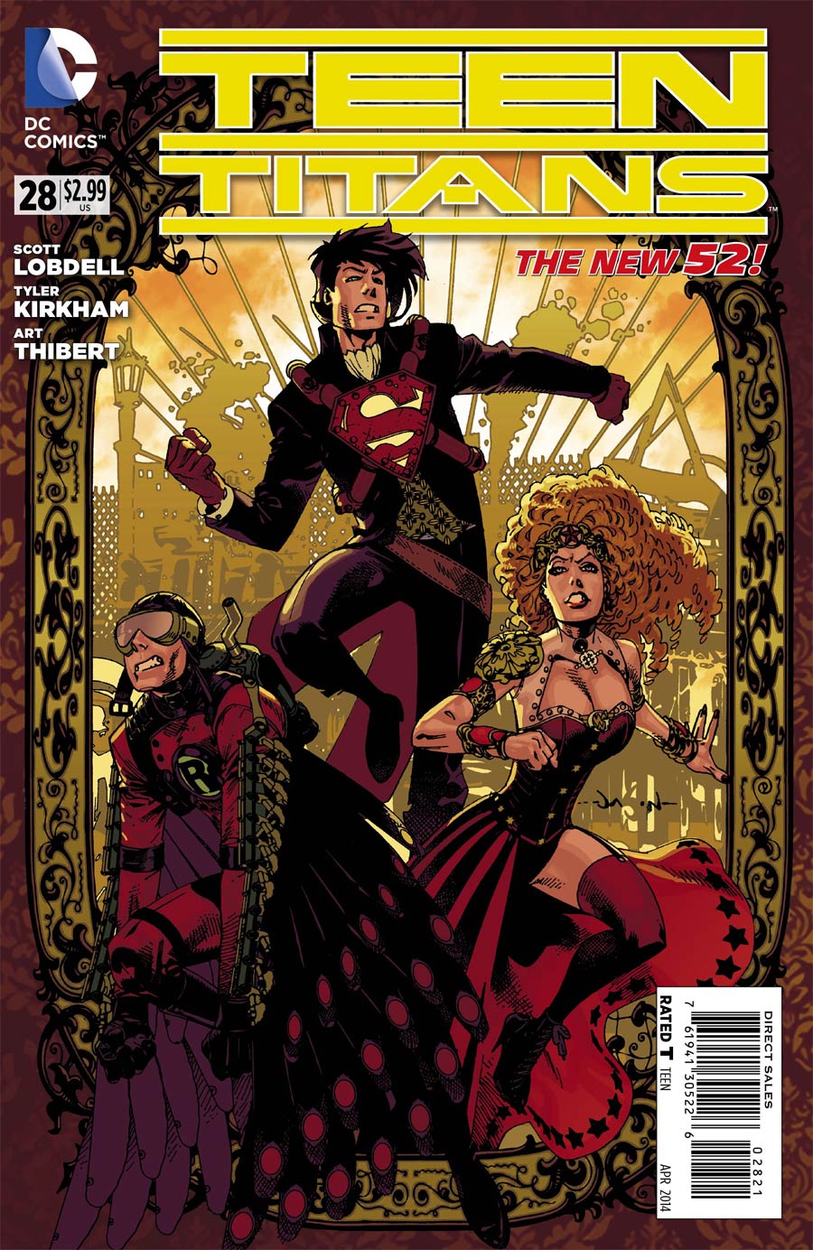 Teen Titans Vol 4 #28 Cover B Incentive Jason Pearson Steampunk Variant Cover