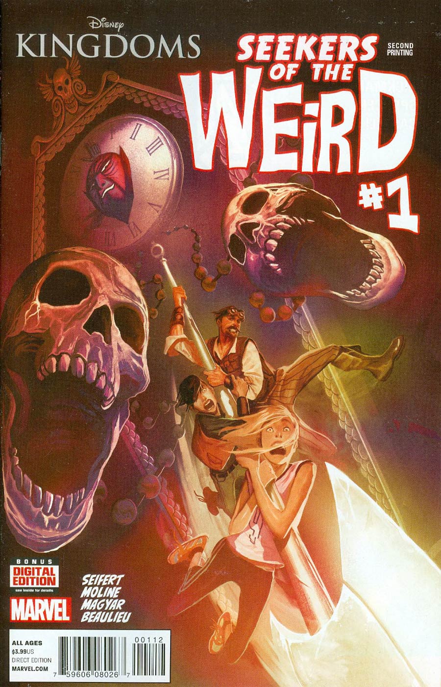 Disney Kingdoms Seekers Of The Weird #1 Cover E 2nd Ptg Mike Del Mundo Variant Cover