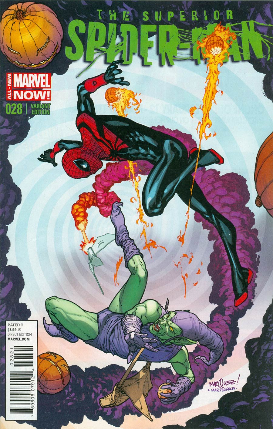 Superior Spider-Man #28 Cover B Incentive Dave Marquez Variant Cover