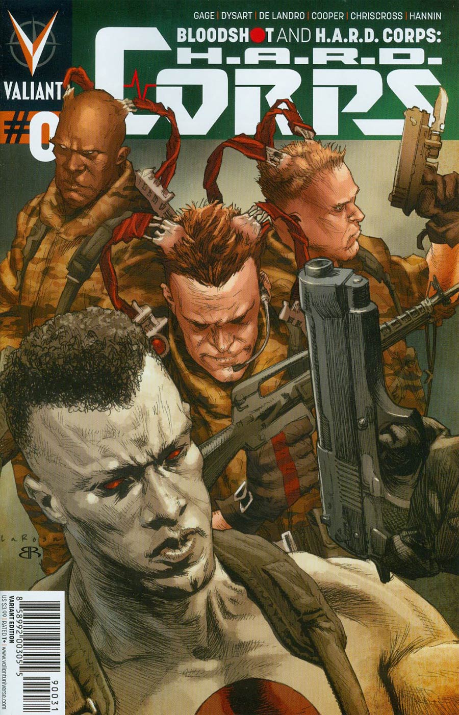 Bloodshot And H.A.R.D. Corps H.A.R.D. Corps #0.2014 Cover C Incentive Lewis LaRosa Variant Cover