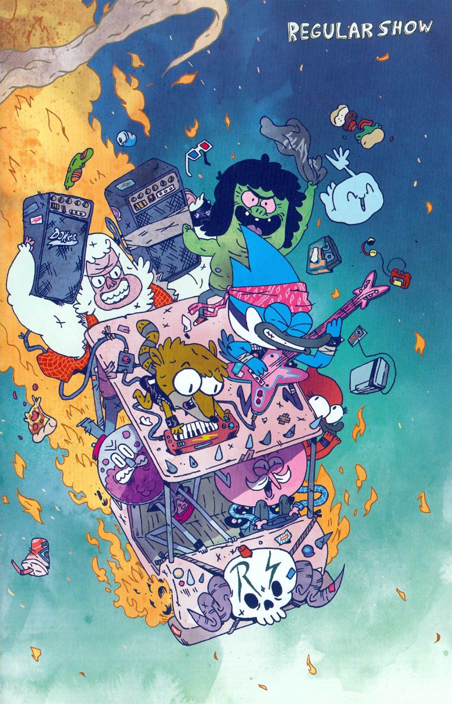 Regular Show #10 Cover D Incentive Guillaume Singelin Virgin Variant Cover